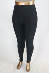 Fekete  alakformáló leggings 3XL/4XL és 5XL/6XL