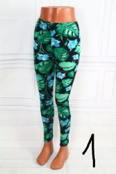  Virágos vékony leggings S/L , XL/XXL, 3XL/4XL , 5XL/6XL