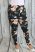 Virágos vékony leggings S/L , XL/XXL, 3XL/4XL , 5XL/6XL