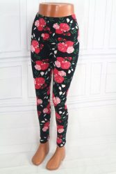 Virágos vékony leggings S/L , XL/XXL, 3XL/4XL , 5XL/6XL