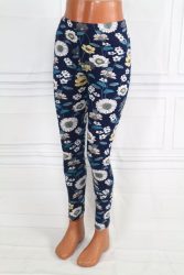 Virágos vékony leggings S/L , XL/XXL, 3XL/4XL , 5XL/6XL