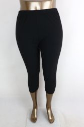 Fekete térd leggings  8XL, 9XL, 10XL, 11XL