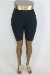 Fekete rövid  leggings 2XL, 3XL, 4XL, 5XL/6XL