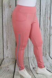 Oldalt görögmintás ,neccbetétes sportos leggings M/L és XL/XXL