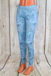 Farmerhatású vékony leggings S/L és XL/XXL 