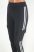 Oldaltzsebes csíkos leggings S/L és XL/XXL  fekete,sötétszürke