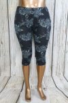   Színes virágos térd leggings S/L , XL/XXL,3XL/4XL, 5XL/6XL