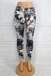 Virágos vékony leggings S/L , XL/XXL, 3XL/4XL , 5XL/6XL
