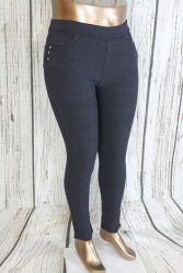 --Rugalmas anyagú farmerhatású nadrág- 2XL/3XL, 3XL/4XL -10326