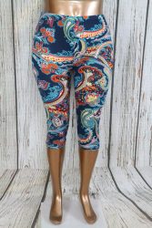 Színes mintás térd leggings S/L , XL/XXL,3XL/4XL, 5XL/6XL