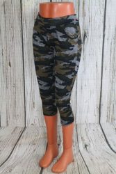 Színes terepmintás térdnadrág, leggings S/M , M/L, XL/XXL