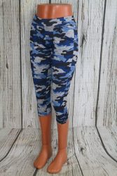 Színes terepmintás térdnadrág, leggings S/M , M/L, XL/XXL