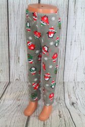 Színes mintás puha meleg anyagú bélelt kislány leggings 7-8, 9-10, 11-12