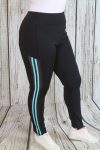   Oldalt csíkos,neccbetétes sportos leggings M/L és XL/XXL   JX-9280