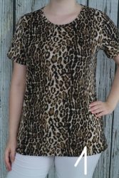 Leopárdmintás moletti felső L,XL,2XL,3XL,4XL