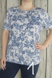 Színes mintás felső L,XL,2XL,3XL,4XL - 3 színben 