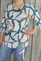 2- Nagyon csinos mintás felső M, L, XL, 2XL, 3XL, 4XL