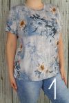 Színes virágos  felső M,L,XL,2XL,3XL,4XL  - 4 színben 