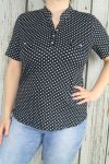 Csinos pöttyös felső XL, 2XL ,3XL ,4XL, 5XL, 6XL
