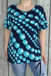 Színes mintás felső L,XL,2XL,3XL,4XL - 4 szín