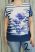 Csíkos virágos felső L,XL,2XL
