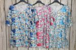   Színes mintás  moletti felső 4XL, 5XL, 6XL ,7XL ,8XL -3 szín