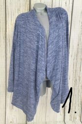 Divatos kardigán-elöl hosszabb  - 3 színben 