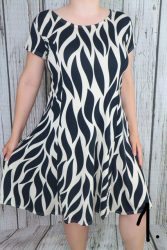 1----Csinos mintás lenge ruha S/M , L/XL és 2XL/3XL