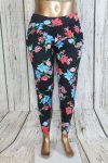   Virágmintás tavaszi ,nyári zsebes nadrág,leggings M/L,XL/XXL