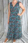 1---Csinos apróvirágos maxi ruha M/L