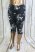 Színes virágos térd leggings S/L , XL/XXL,3XL/4XL, 5XL/6XL