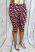 Színes virágmintás térd leggings S/L, XL/XXL, 3XL/4XL, 5XL/6XL