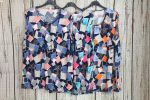   Színes mintás ujjatlan moletti felső 4XL, 5XL, 6XL ,7XL ,8XL - 3 szín