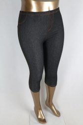 Farmerhatású térd leggings M/L ,XL/XXL kék és fekete