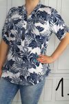 Csinos levélmintás felső M, L, XL, 2XL, 3XL, 4XL