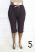 Rugalmas anyagú virágos térdnadrág  5XL/6XL, 6XL/7XL, 7XL/8XL, 8XL/9XL