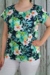 Színes virágos felső M,L