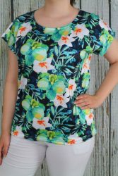 Színes virágos felső M,L