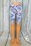 Virágos rövid leggings - bambusz -- S/M ,L/XL -6 színben 