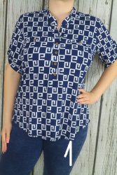 Nagyon csinos mintás felső M, L, XL, 2XL, 3XL, 4XL,5XL