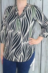 Csinos színes mintás felső  L/XL, 2XL/3XL, 4XL/5XL