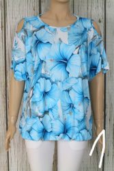 Csinos lezser vállvillantós  felső,dereka gumis 