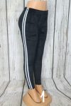 Oldalt csíkos színes plüss leggings  3XL/4xL és 5XL/6XL