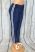 Oldalt csíkos színes plüss leggings  3XL/4xL és 5XL/6XL
