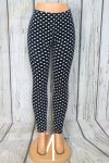 Pöttyös plüss leggings S/M és L/XL