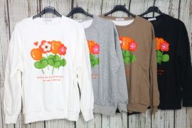 Színes virágos  felső 4 színben      S/M és L/XL 