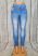 Farmerhatású vékony leggings gyömgyös díszítéssel M/XL