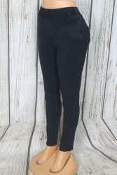 Rugalmas anyagú farmerhatású nadrág-belül bolyhos L/XL,  XL/XXL, 2XL/3XL és 3XL/4XL  fekete és sötétkék 