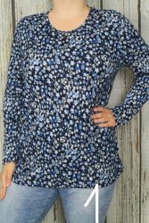 2--Színes virágos melegebb anyagú felső L,XL,2XL,3XL,4XL