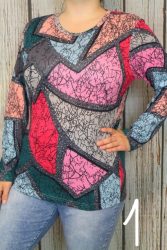 2--Színes mintás  melegebb anyagú felső L,XL,2XL,3XL,4XL